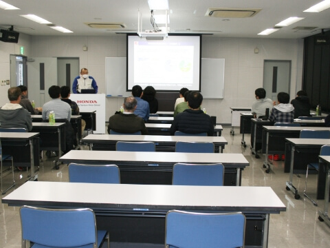 安全運転講義の写真